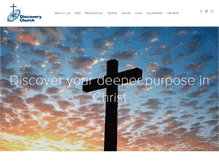 Tablet Screenshot of discovery-church.com